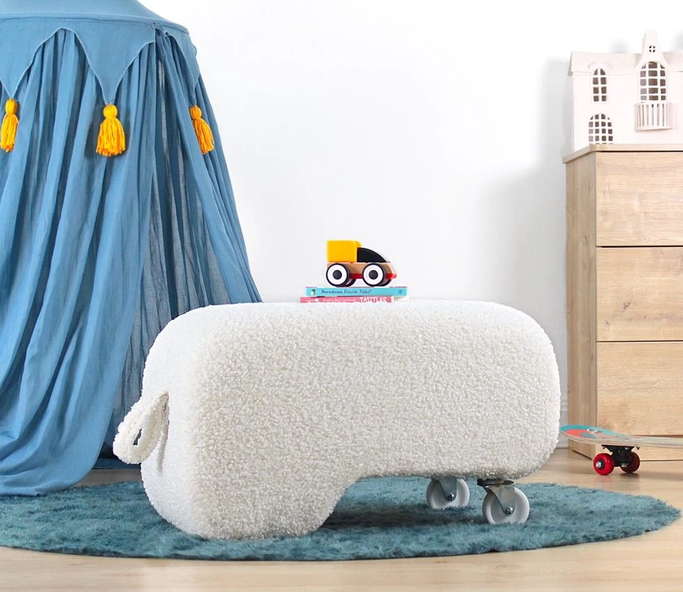 Fauteuil En Fausse Fourrure | 35cm Éponge Orthopédique | Blanc 6 Fauteuil En Fausse Fourrure | 35cm Éponge Orthopédique | Blanc – Image 6