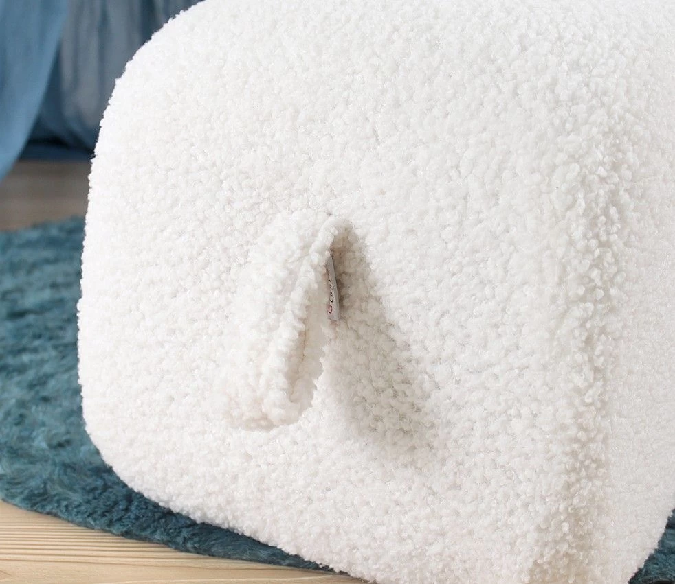 Fauteuil En Fausse Fourrure | 35cm Éponge Orthopédique | Blanc 3 Fauteuil En Fausse Fourrure | 35cm Éponge Orthopédique | Blanc – Image 3