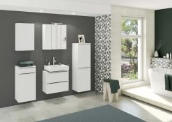 Armoire De Toilette Hansen 60cm 3 Portes - Blanc -Magasin De Meubles 210.1.1106 3c 8e97
