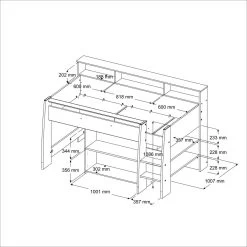 Lit Combiné Swan Avec Bureau -Magasin De Meubles 2159comb picto mm 2 a9fb