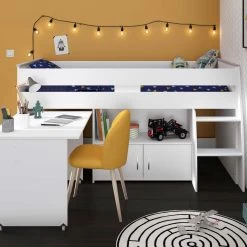 Lit Combiné Upside Down 90x200 - Blanc