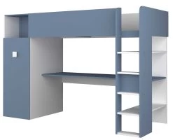 Armoire Pour Lit Mezzanine Jet - Bleu -Magasin De Meubles 2286 2276 100 a419