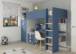 Armoire Pour Lit Mezzanine Jet - Bleu -Magasin De Meubles 2286 2276 2296 000 5967