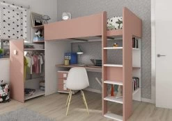 Armoire Pour Lit Mezzanine Jet - Vieux Rose -Magasin De Meubles 2287 2277 2297 001 907f