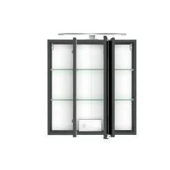 Armoire De Toilette Lotuk 60cm 3 Portes - Gris Graphite 18 Armoire De Toilette Lotuk 60cm 3 Portes - Gris Graphite -Magasin De Meubles 250.1.0042 2 bf59