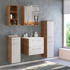 Armoire De Toilette Sefa 60cm 3 Portes - Chêne Wotan 12 Armoire De Toilette Sefa 60cm 3 Portes - Chêne Wotan -Magasin De Meubles 260.1.0081 3c a498