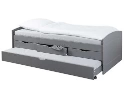 Lit Banquette Gigogne Rieka Avec Tiroirs - Gris 14 Lit Banquette Gigogne Rieka Avec Tiroirs - Gris -Magasin De Meubles 29086210 02 a139