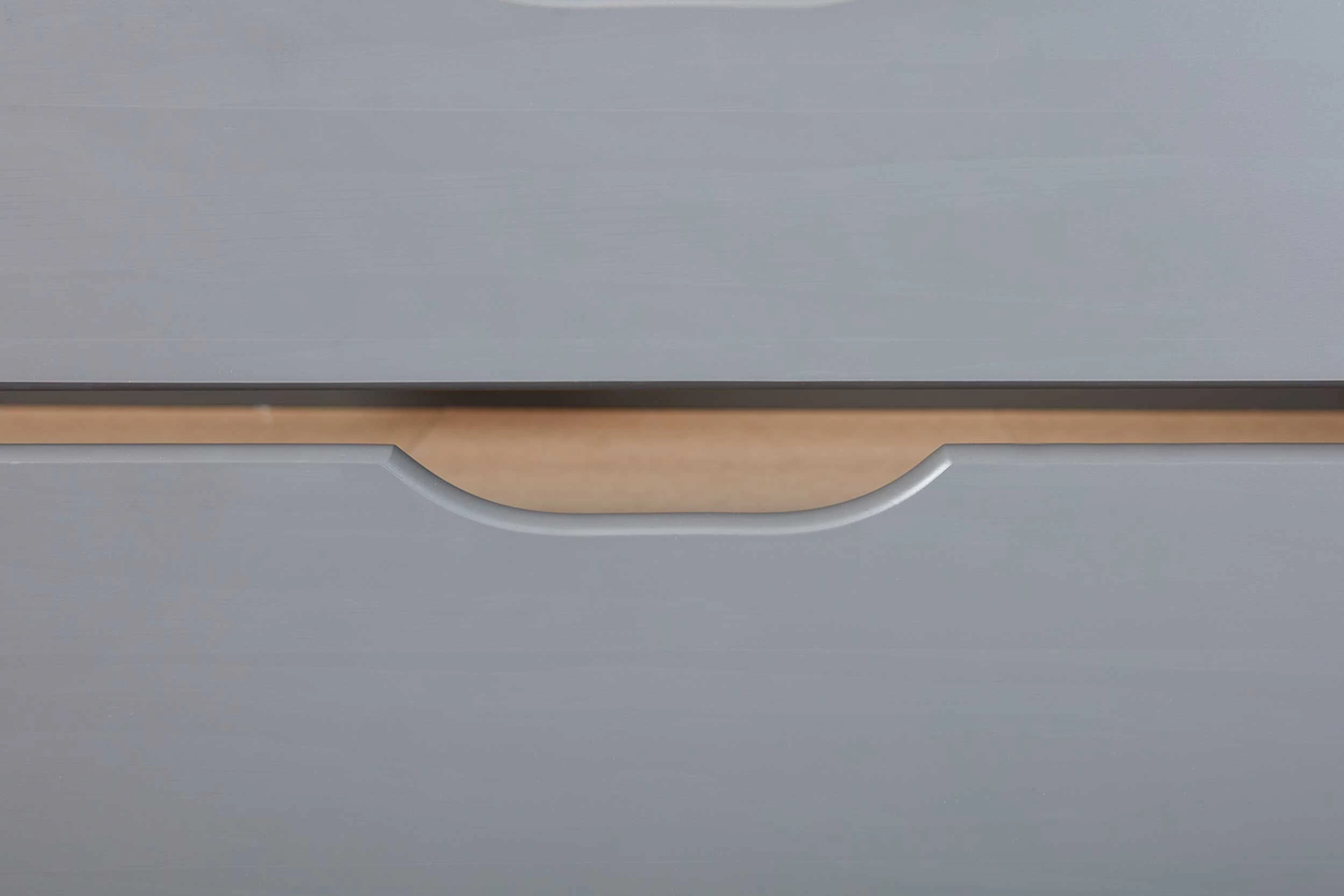 Lit Banquette Gigogne Rieka Avec Tiroirs - Gris 8 Lit Banquette Gigogne Rieka Avec Tiroirs - Gris – Image 8