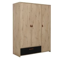 Armoire Liam 152cm Avec 3 Portes & 1 Tiroir - Chêne Artisan 8 Armoire Liam 152cm Avec 3 Portes & 1 Tiroir - Chêne Artisan -Magasin De Meubles 2 ARTHUS CH2W MH2W 05 1H2W180 03 4e1f