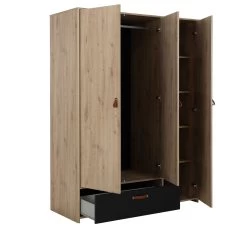Armoire Liam 152cm Avec 3 Portes & 1 Tiroir - Chêne Artisan 7 Armoire Liam 152cm Avec 3 Portes & 1 Tiroir - Chêne Artisan -Magasin De Meubles 2 ARTHUS CH2W MH2W 05 1H2W180 04 b8b8