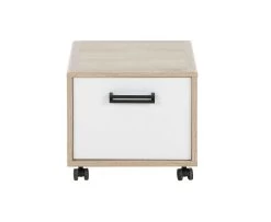 Chevet Sur Roulettes Nathan 1 Porte - Chêne Sonoma -Magasin De Meubles 2 KYLLIAN CG84 MG84 2 1G84140 01 bis d470