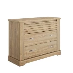 Commode Wanda 3 Tiroirs - Châtaignier Marron -Magasin De Meubles 2 THELMA CH0E MH2C 05 1H2C160 02 d036
