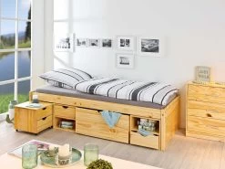 Lit Banquette Xavier Avec Rangements - Nature -Magasin De Meubles 30400630 10 a0f9