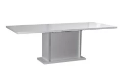 Table à Manger Extensible Kaia 180/225x100 - Blanc Brillant -Magasin De Meubles 3102000083254 Z3 KARMA table 1allonge n10 15SD2730 d46a