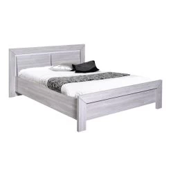 Lit Neal 140x200 Avec éclairage - Chêne Gris -Magasin De Meubles 3102000099170 E NEVA93 LIT140 18 17CF0314 HD 9890