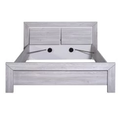 Lit Neal 140x200 Avec éclairage - Chêne Gris -Magasin De Meubles 3102000099170 F NEVA93 LIT140 18 17CF0314 HD edd4