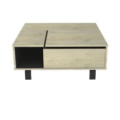 Table Basse Rufus Relevante 90x90 - Chêne -Magasin De Meubles 3102000108261 F1 RUSH 4405 TABLE BASSE RELEV N12 18SB2920 888b