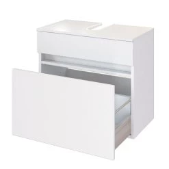 Meuble Sous Lavabo Brama 60cm 1 Tiroir - Blanc -Magasin De Meubles 314.3164 2 a051