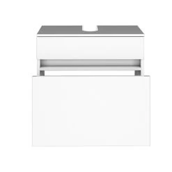 Meuble Sous Lavabo Brama 60cm 1 Tiroir - Blanc -Magasin De Meubles 314.3164 3 12d2