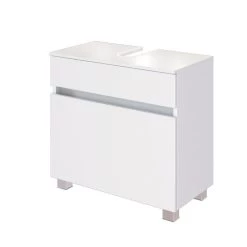 Meuble Sous Lavabo Brama 60cm 1 Tiroir - Blanc -Magasin De Meubles 314.3164 f07b