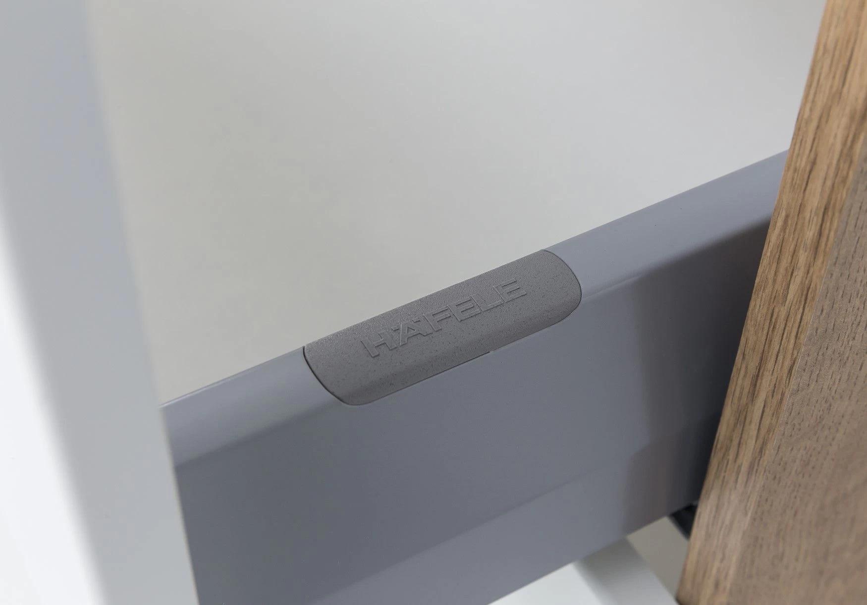 Meuble Sous Lavabo Luna 60cm 1 Tiroir - Graphite/chêne 2 Meuble Sous Lavabo Luna 60cm 1 Tiroir - Graphite/chêne – Image 2