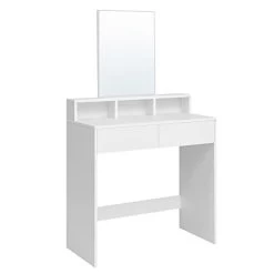 Coiffeuse Blanche Avec Miroir : Prêt à être Réinventé ! -Magasin De Meubles 31swbHUDP2L. SL500 ab87