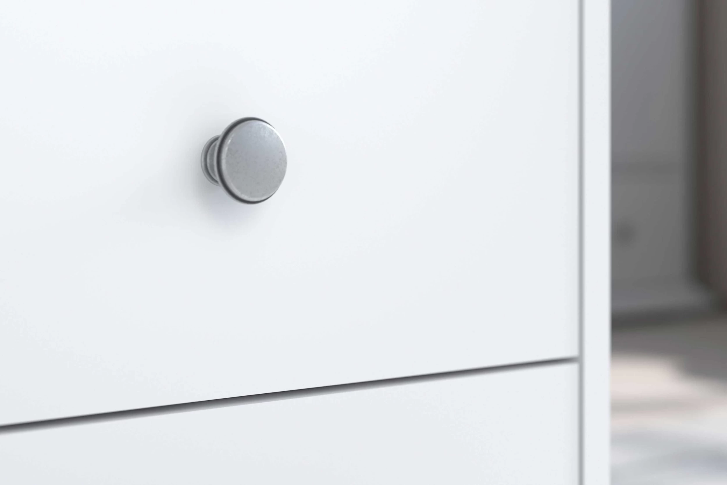 Commode Morgane 4 Tiroirs - Blanc 4 Commode Morgane 4 Tiroirs - Blanc – Image 4