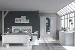 Table De Chevet Morgane Campagne - Blanc -Magasin De Meubles 3540 CH1T L140 CO8T A3PT 5927