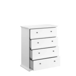 Commode Morgane 4 Tiroirs - Blanc 16 Commode Morgane 4 Tiroirs - Blanc -Magasin De Meubles 3540 CO4T C OUV 20190418012133 e739