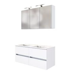 Set Meuble Lavabo Brama 120cm - Blanc