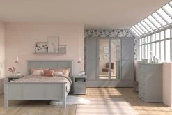 Commode Morgane 4 Tiroirs - Gris 15 Commode Morgane 4 Tiroirs - Gris -Magasin De Meubles 3840 CH1T L140 CO4T A4PT e876