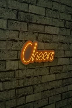 Wallity Bande Lumineuse LED Jaune Décorative | Flexible Néon | 12V DC | Etanche | 30x14x2cm