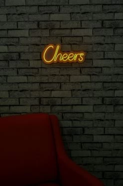 Wallity Bande Lumineuse LED Jaune Décorative | Flexible Néon | 12V DC | Etanche | 30x14x2cm -Magasin De Meubles 395NGR1796 20 202 2550