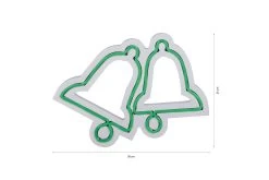 Wallity - Éclairage Décoratif à LED En Plastique - Bandes De Néon Flexibles - Vert -Magasin De Meubles 395NGR1970 20 208 ea76