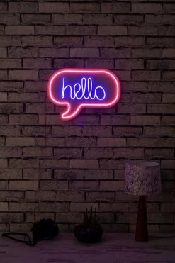 Wallity Plastique Décoratif Eclairage Led | Rose Bleu | 12V DC | Etanche Néon -Magasin De Meubles 395NGR2065 20 202 2aeb