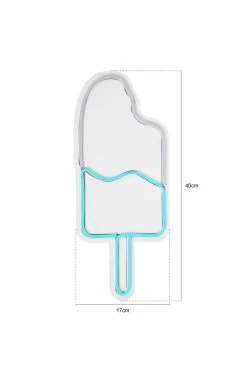 Wallity : Eclairage Décoratif LED | Bande Néon Flexible, Imperméable, 400 Lumens, 17x40x3cm -Magasin De Meubles 395NGR2308 20 207 f2d9