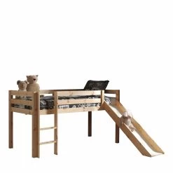 Lit Mi-hauteur Avec Toboggan Astrid Avec Tente De Lit Pet Shop - Naturel -Magasin De Meubles 41607cbaaa31766cc91bfca5f6a783a54dbe5551 PIHSGB10 INF a2d6