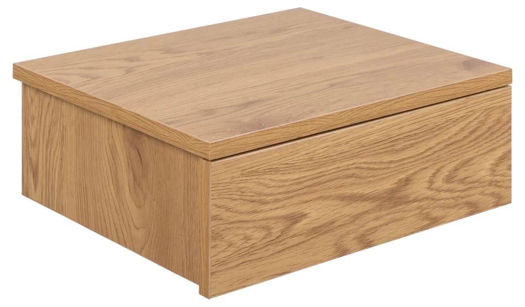 Table De Nuit Murale Avignon Avec Tiroir - Chêne Sauvage 6 Table De Nuit Murale Avignon Avec Tiroir - Chêne Sauvage – Image 6