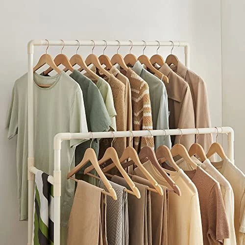 Songmics Porte-vêtements | 88x44x154cm | Fer/tissu/plastique 6 Songmics Porte-vêtements | 88x44x154cm | Fer/tissu/plastique – Image 6