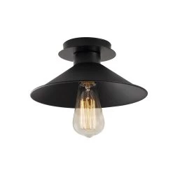Lustre Noir épuré | Décoration Moderne | 24 Cm De Diamètre | IP20 -Magasin De Meubles 525NOR1301 20 202 aa00
