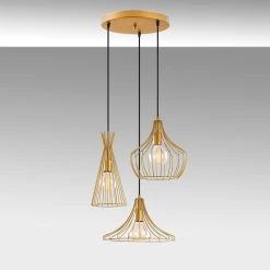 Lustre Noor" | 55 Cm Dia. | Hauteur Ajustable | Or -Magasin De Meubles 525NOR1618 20 203 886f