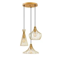 Lustre Noor" | 55 Cm Dia. | Hauteur Ajustable | Or -Magasin De Meubles 525NOR1618 20 205 0c1c