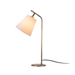Dazzling White Vintage Table Lamp | Sleek And Contemporary Design | 16x28cm | Metal Body -Magasin De Meubles 527ABY2192 20 204 11c4