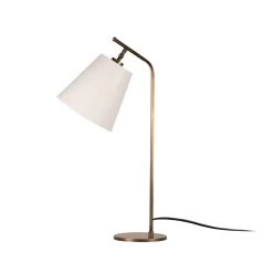 Dazzling White Vintage Table Lamp | Sleek And Contemporary Design | 16x28cm | Metal Body -Magasin De Meubles 527ABY2192 20 205 350e