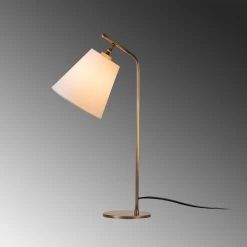 Dazzling White Vintage Table Lamp | Sleek And Contemporary Design | 16x28cm | Metal Body -Magasin De Meubles 527ABY2192 20 206 ebe4