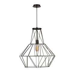 Lustre Nitid, 50 Cm De Diamètre, 148 Cm De Hauteur, Noir -Magasin De Meubles 536NTD1107 20 202 4948