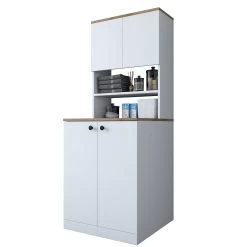 Armoire Moderne Pour Lave-linge En Noyer Blanc 16 Armoire Moderne Pour Lave-linge En Noyer Blanc -Magasin De Meubles 543WRN1202 20 207 25e2