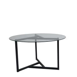 Table Basse En Métal 6mm | 100% Verre Trempé | Noir Transparent -Magasin De Meubles 552NOS1411 20 206 2a8a