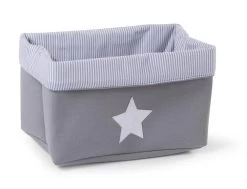 Childhome Panier En Toile 32x20x20 - Gris