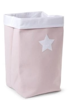 Childhome Panier En Toile 32x32x60 - Rose Clair